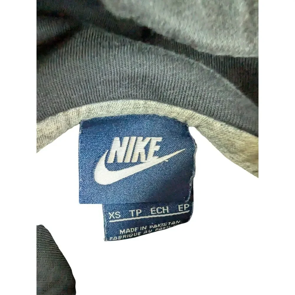 Nike Swoosh Sweatshirt Hoodie Mens XS Black Sportswear Pullover